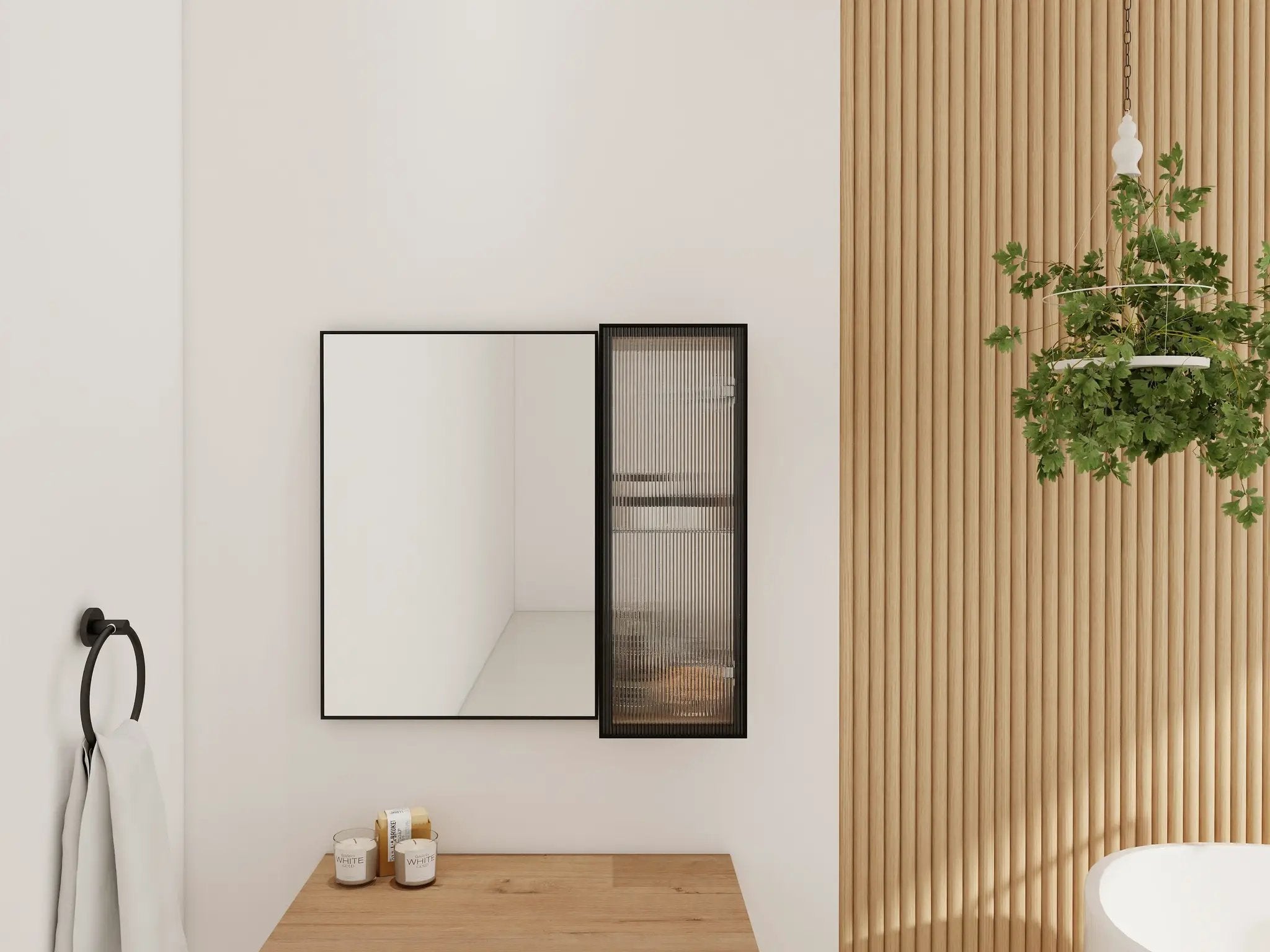 10'' Bathroom Wall Mirror Cabinet with Acrylic Door by HouseOfZazla