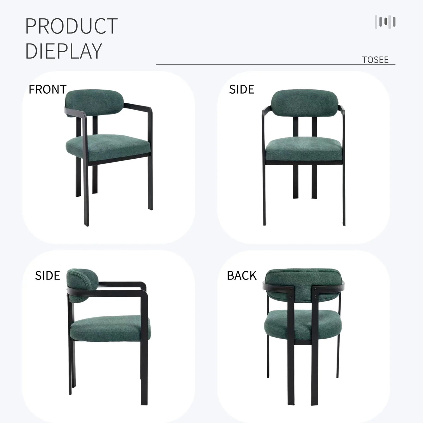 Dining Arm Chairs (Set of 2) by Unique Piece Furniture
