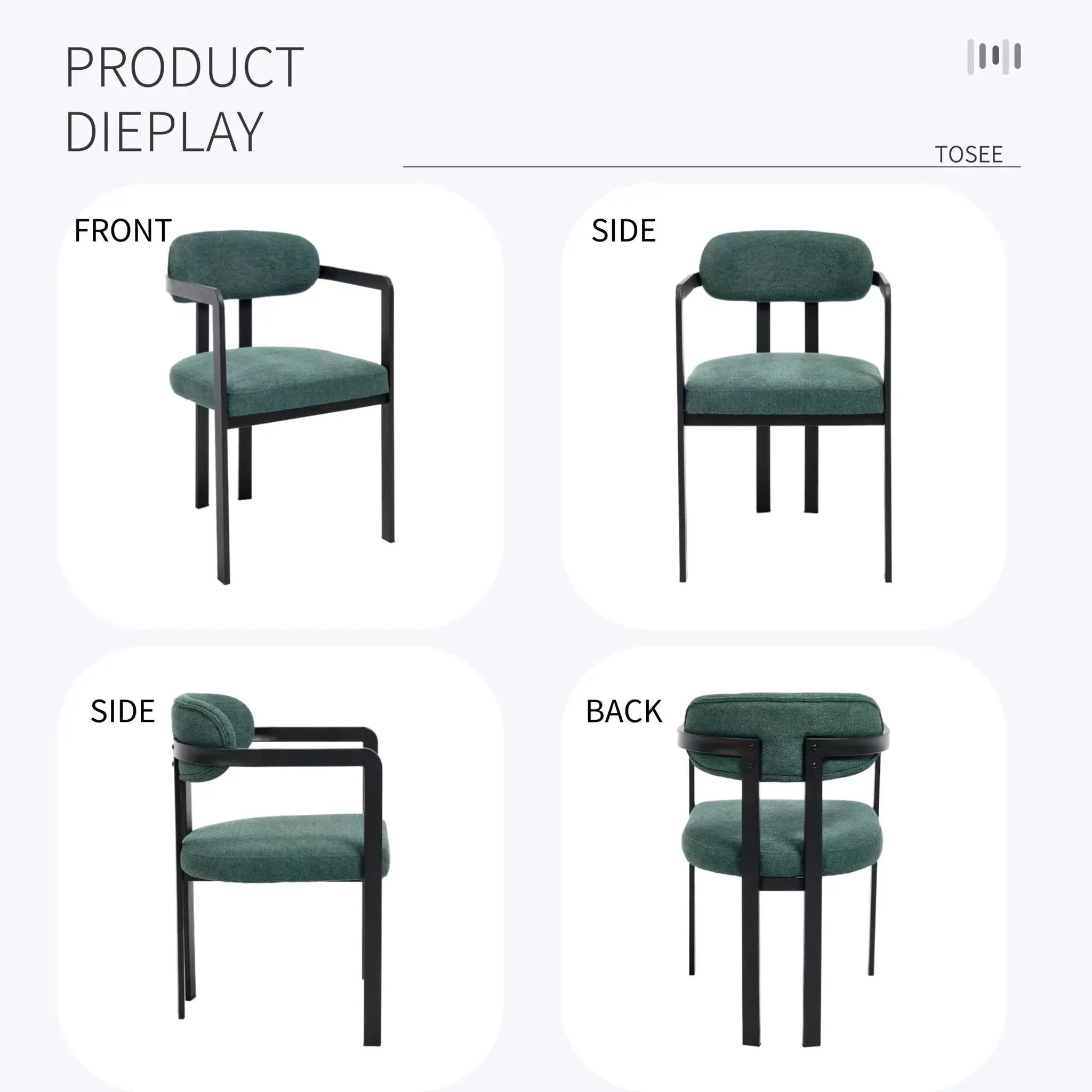 Dining Arm Chairs (Set of 2) by Unique Piece Furniture