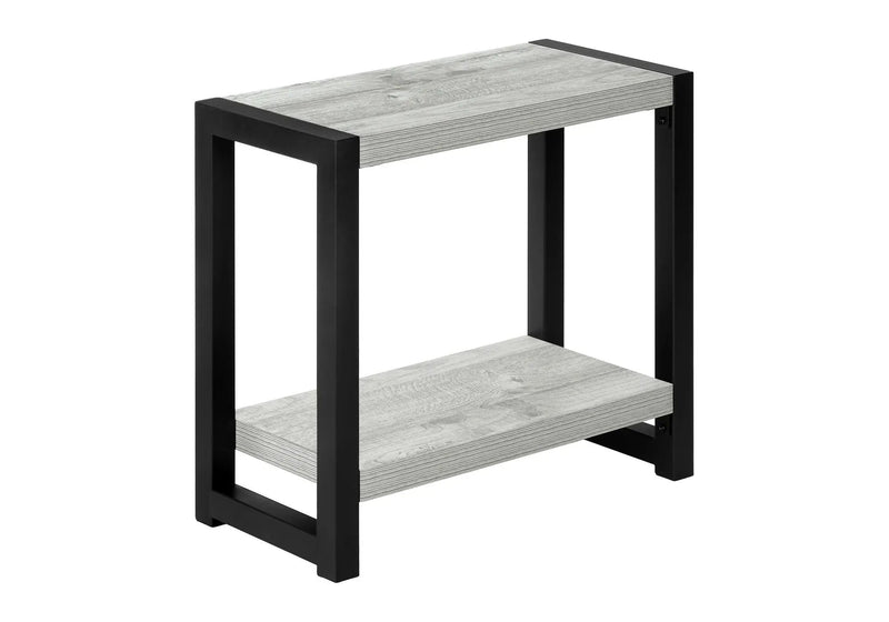 Accent Side Table Narrow Small 2-Tier Contemporary Modern by HouseOfZazla