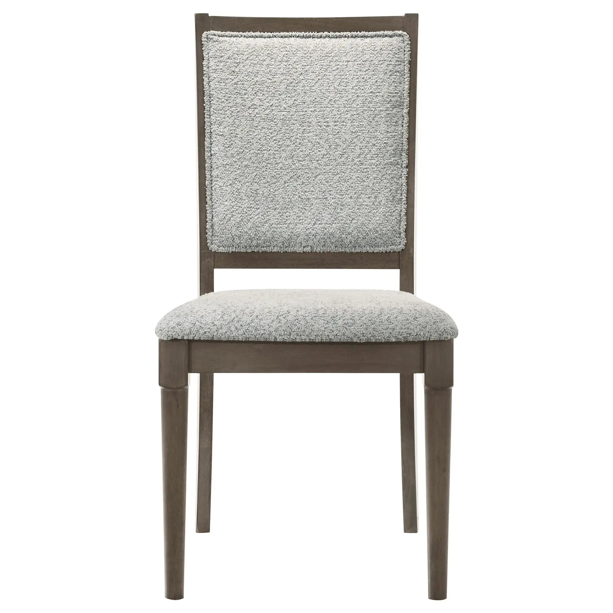 Onslow Upholstered Dining Side Chair Dark Brown (Set of 2) by Unique Piece Furniture