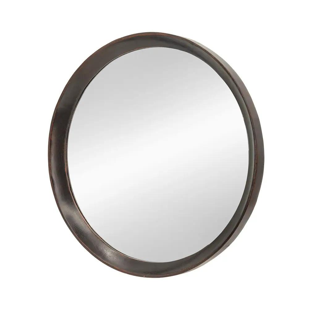 Transitional Decor Style Wall Mirror Decor With Frame For Bathroom by HouseOfZazla