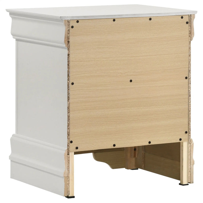 Louis Philippe 5-piece Queen Bedroom Set White by Unique Piece Furniture