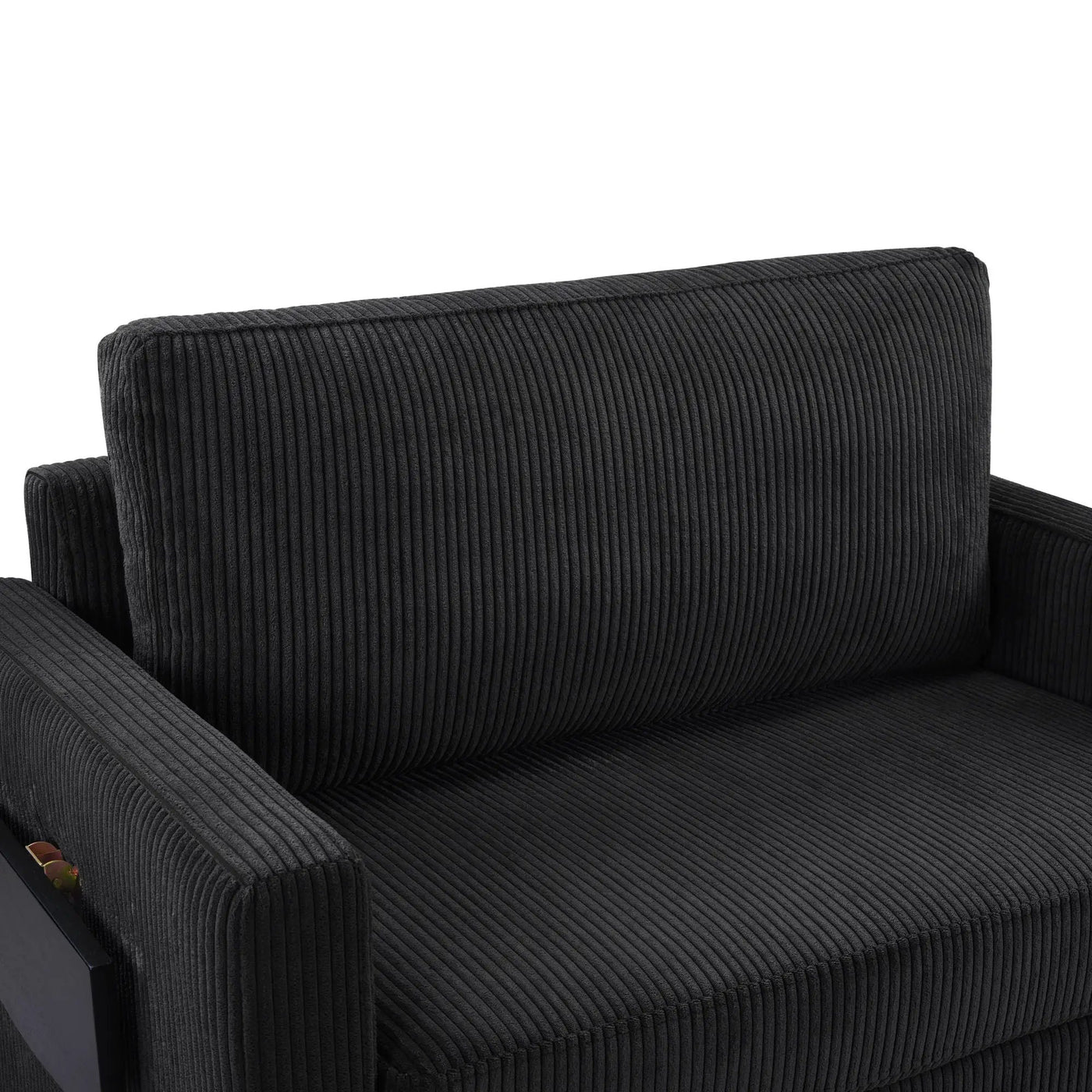 Sleeper Sofa With Foldable Mattress, USB Ports, Side Table & Storage Pocket by HouseOfZazla
