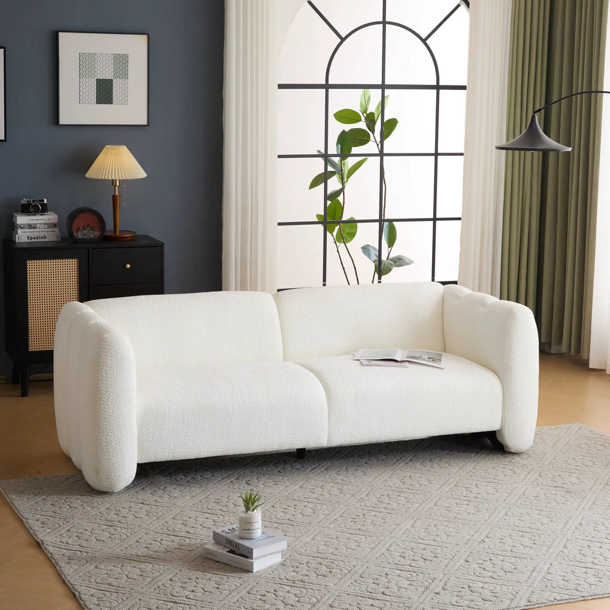 Tonson 83" 3-Seater Boucle Sofa by HouseOfZazla