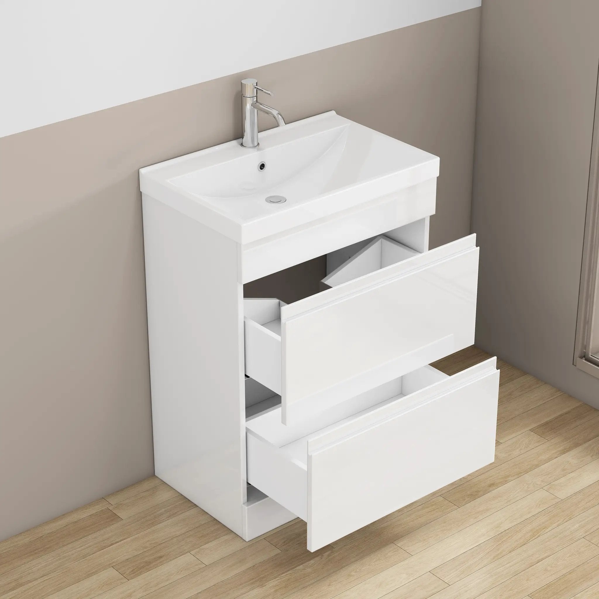 24-inch Bathroom Vanity With Sink Combo by HouseOfZazla