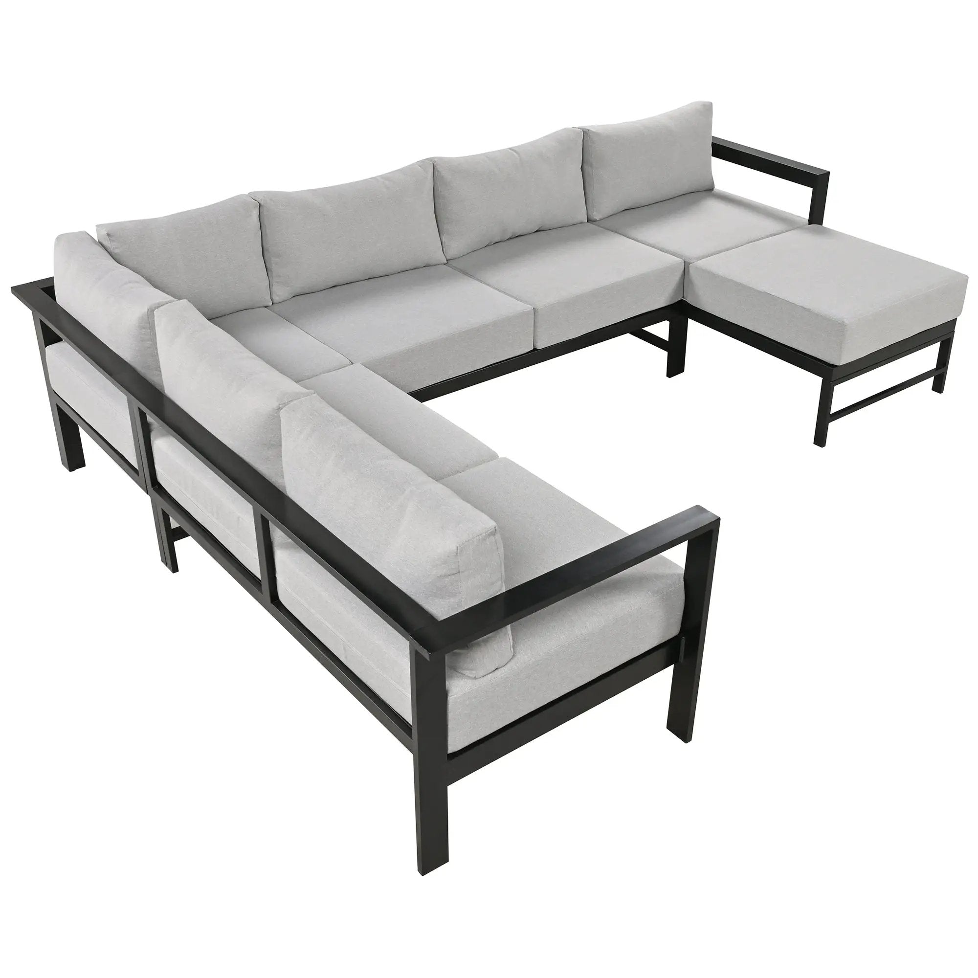 U_Style U-Shaped Outdoor Sectional Sofa Set by HouseOfZazla