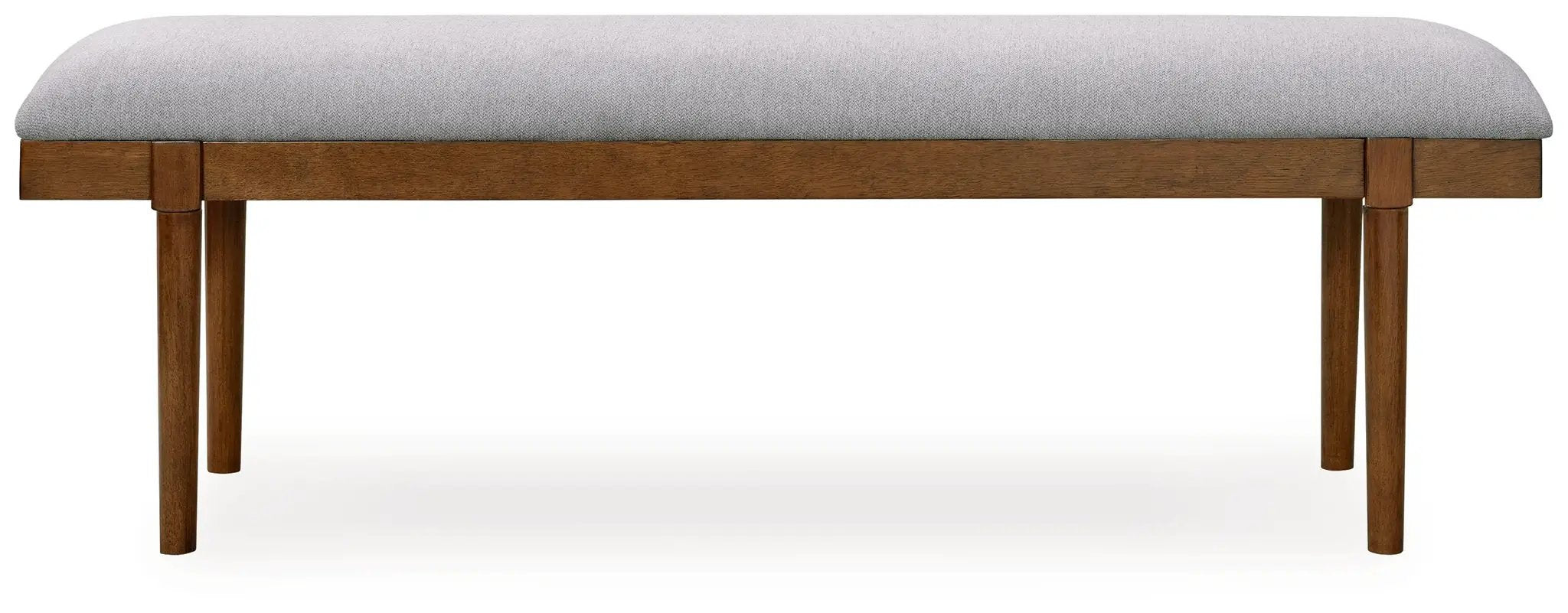Lyncott - Large Upholstered Dining Room Bench - Gray / Brown by Unique Piece Furniture