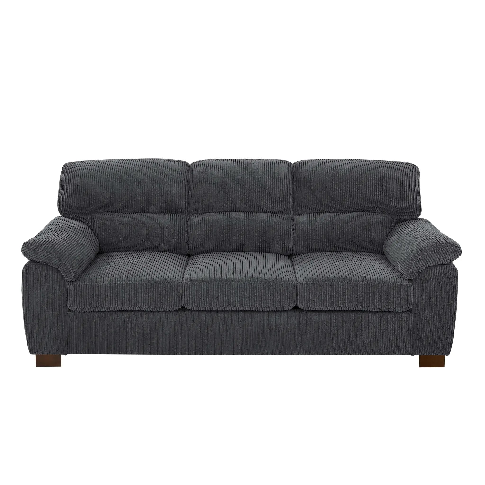 Vintage Inspired 3 Seat Sofa With Tufted Cushions by HouseOfZazla