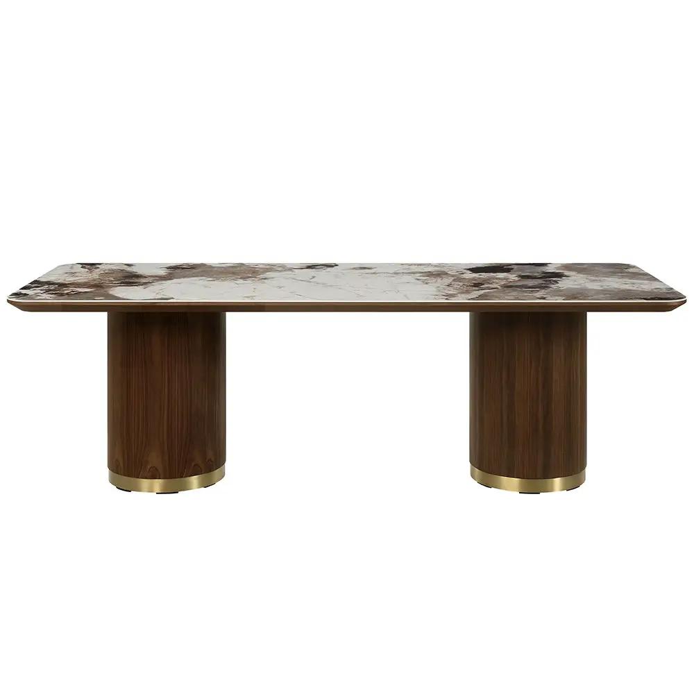 Willene - Dining Table With Ceramic Top by Unique Piece Furniture