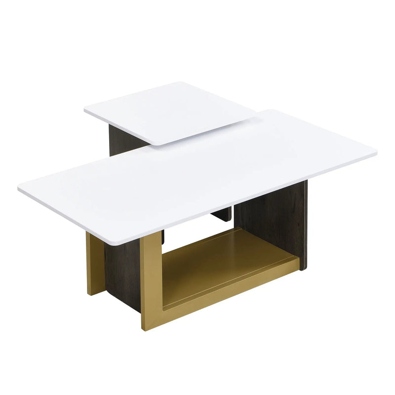 Small Square Coffee Table With End Table (Set of 2) by Unique Piece Furniture