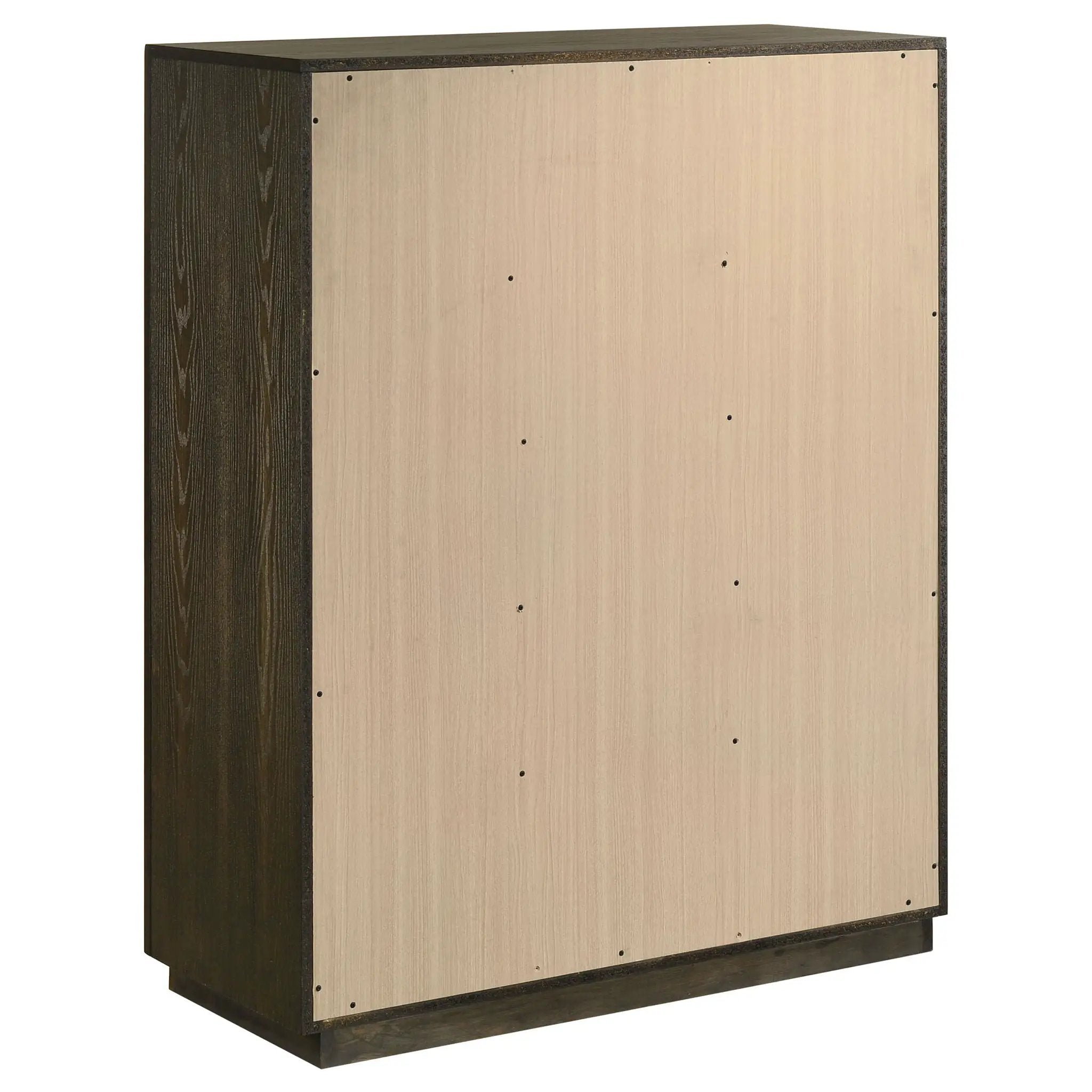 Atlas 5-drawer Bedroom Chest of Drawers Dark Oak by Unique Piece Furniture
