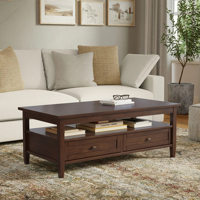 Warm Shaker - Coffee Table With Functional Storage by Unique Piece Furniture