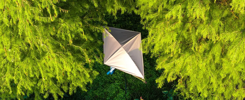 Portable Outdoor Hammock with Quick-Fold Stand and Adjustable Sunshade by HouseOfZazla