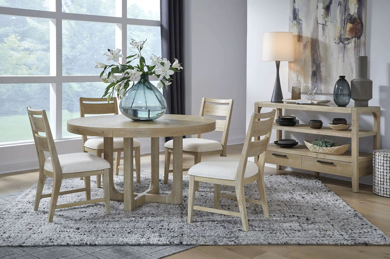 Somerset - Open Buffet - Butternut and Omari Natural by Unique Piece Furniture