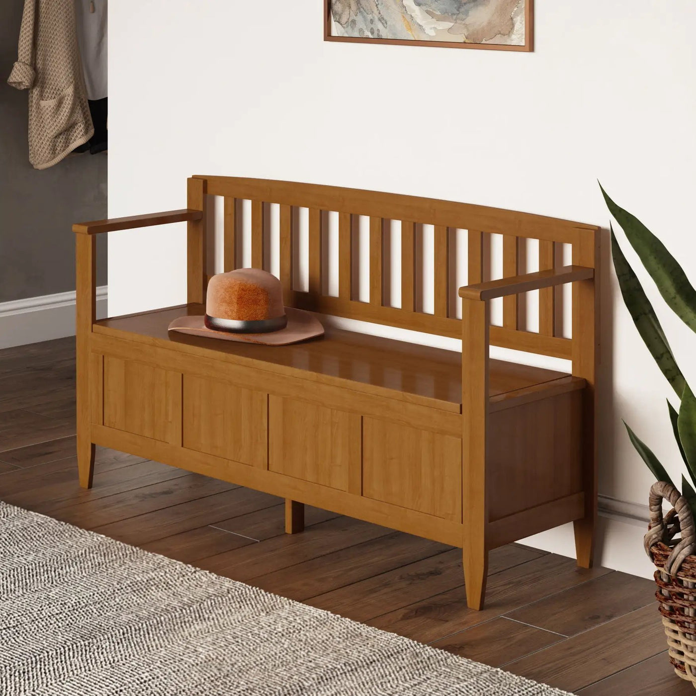 Brooklyn - Handcrafted Entryway Storage Bench by Unique Piece Furniture