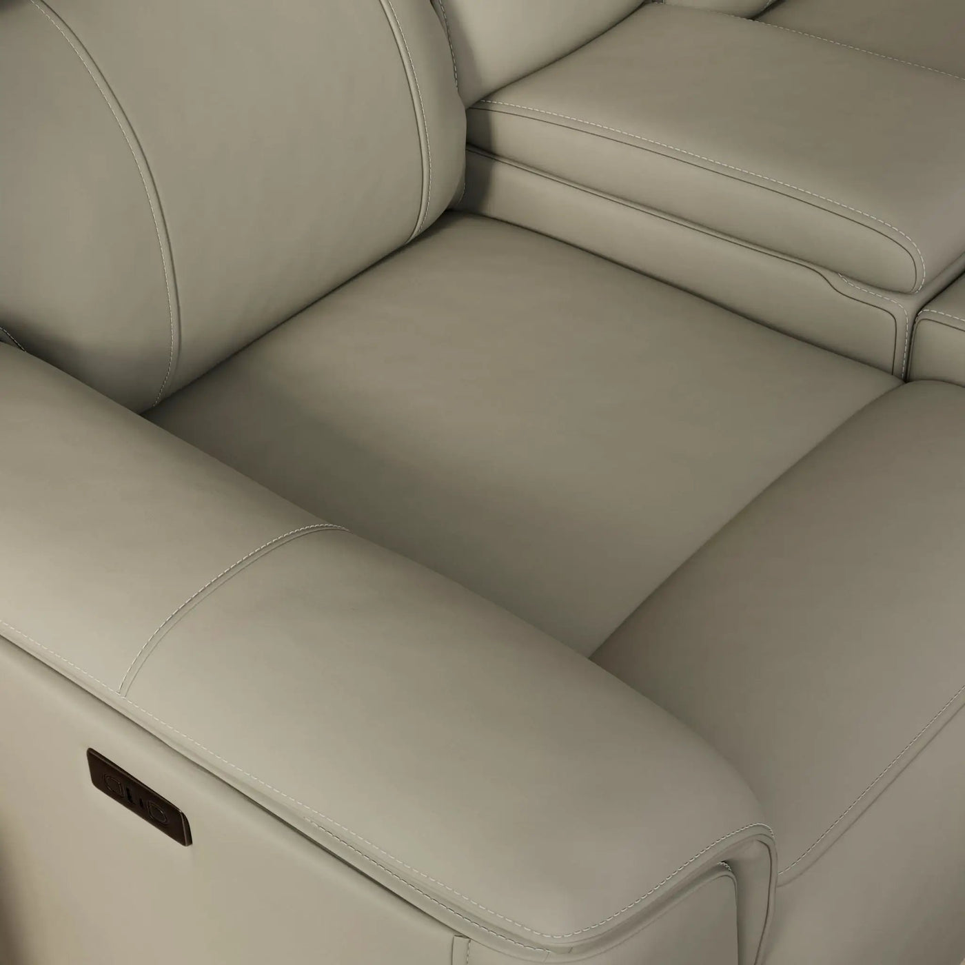 Oslo - Dual Power Reclining Loveseat With Console by HouseOfZazla