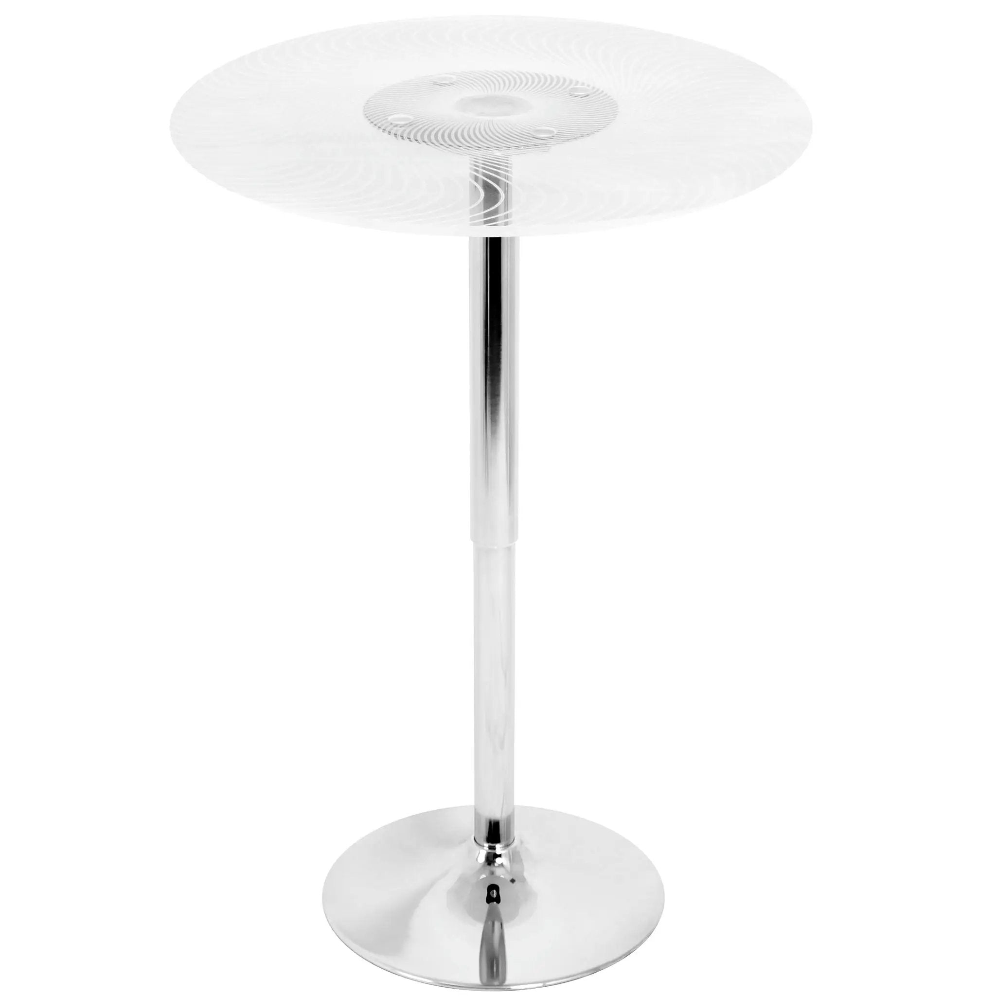 Spyra - Contemporary Light Up Adjustable Bar Table - Multi by Unique Piece Furniture