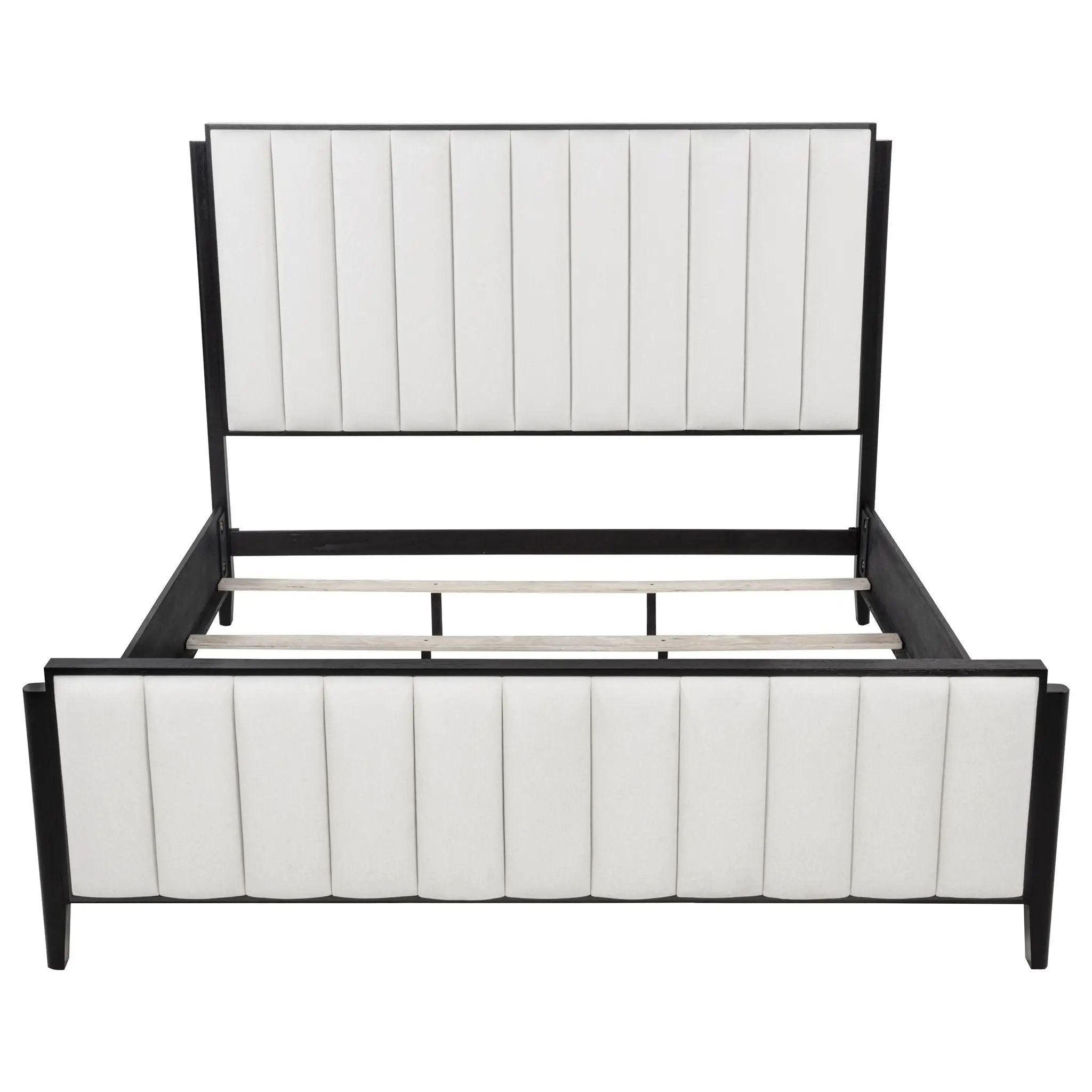 Brookmead 60-inch Upholstered Eastern King Bed Black by Unique Piece Furniture