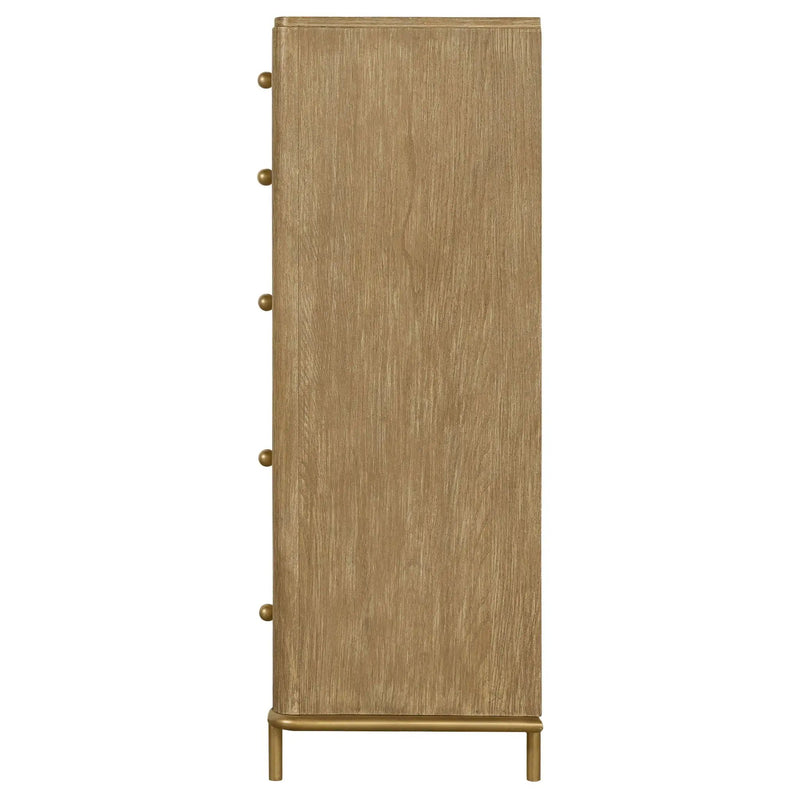 Arini 5-drawer Bedroom Chest Sand Wash by Unique Piece Furniture