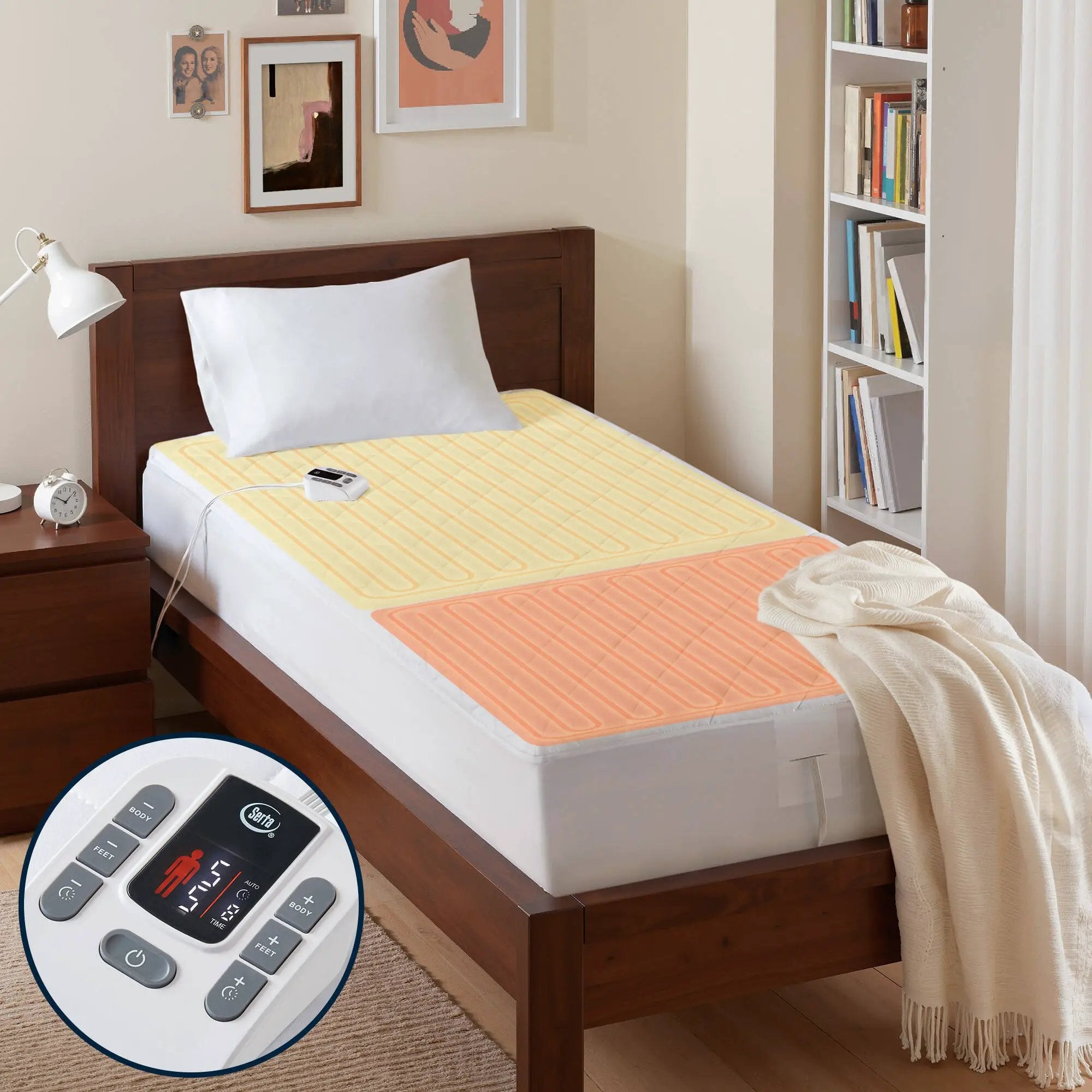 1-Piece Full Heated Mattress Pad by HouseOfZazla