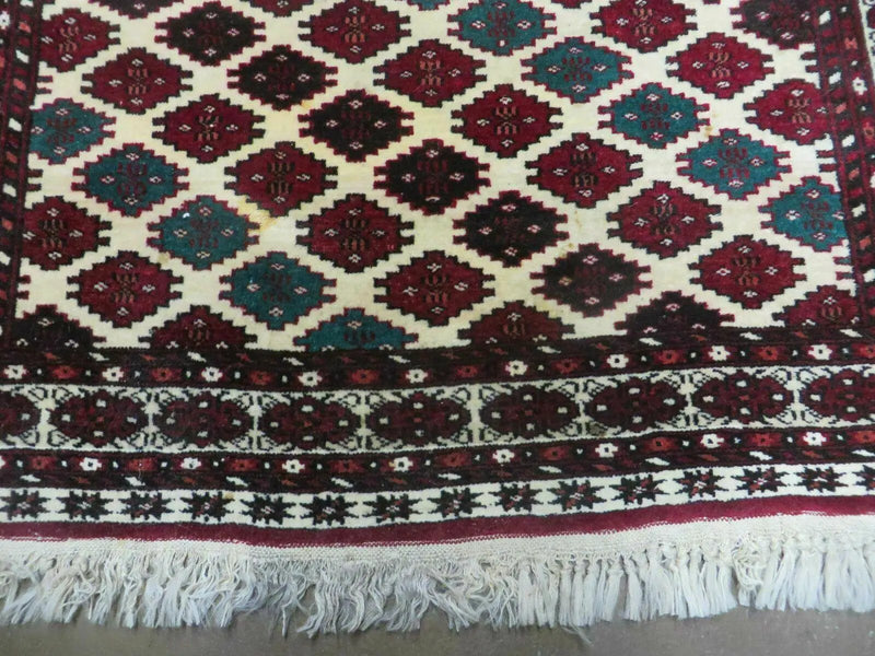 3' X 4' Vintage Handmade Pakistan Bokhara Turkoman Balouch Wool Rug Mat Nice by Jewel Rugs
