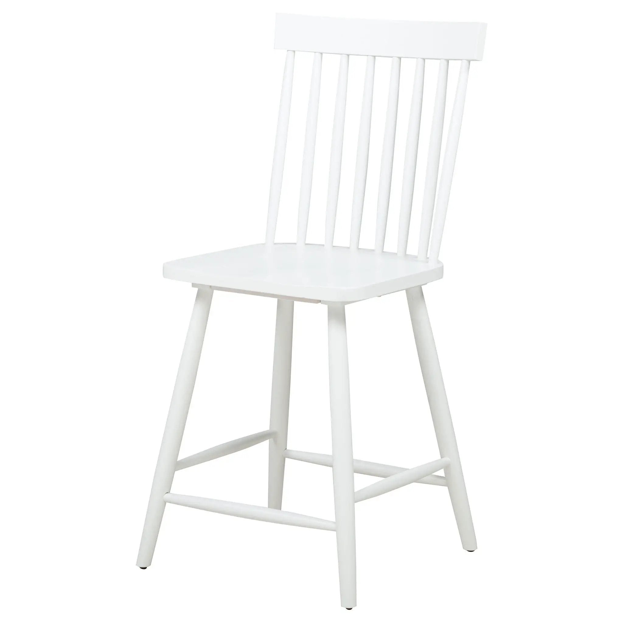 Andrews Windsor Counter Height Dining Side Chair White (Set of 2) by Unique Piece Furniture