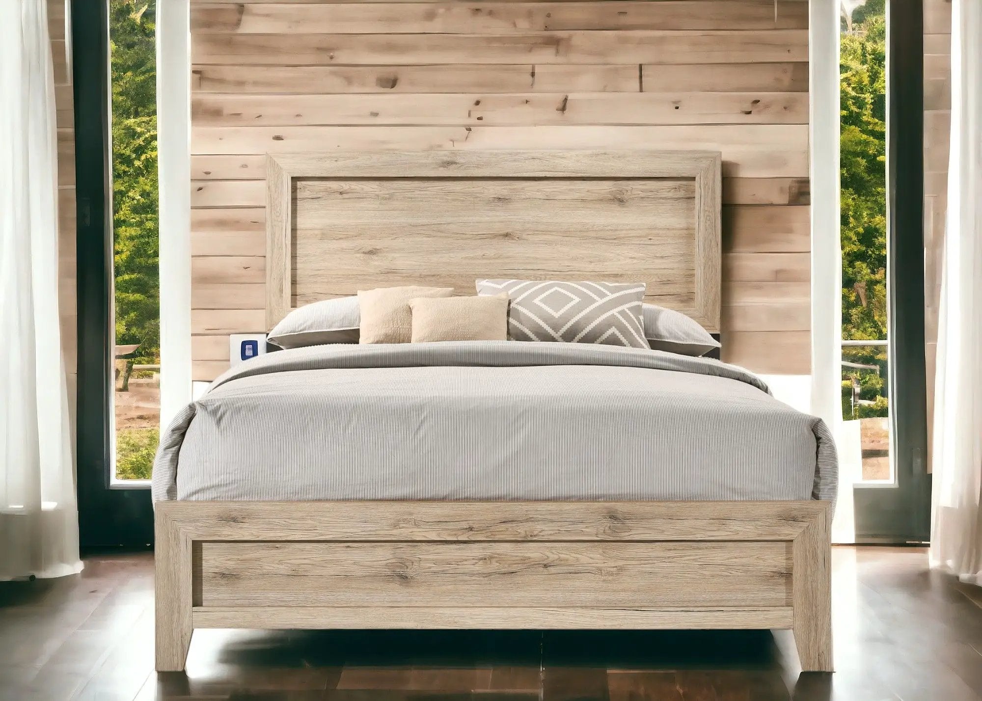 Miquell Panel Bed by HouseOfZazla