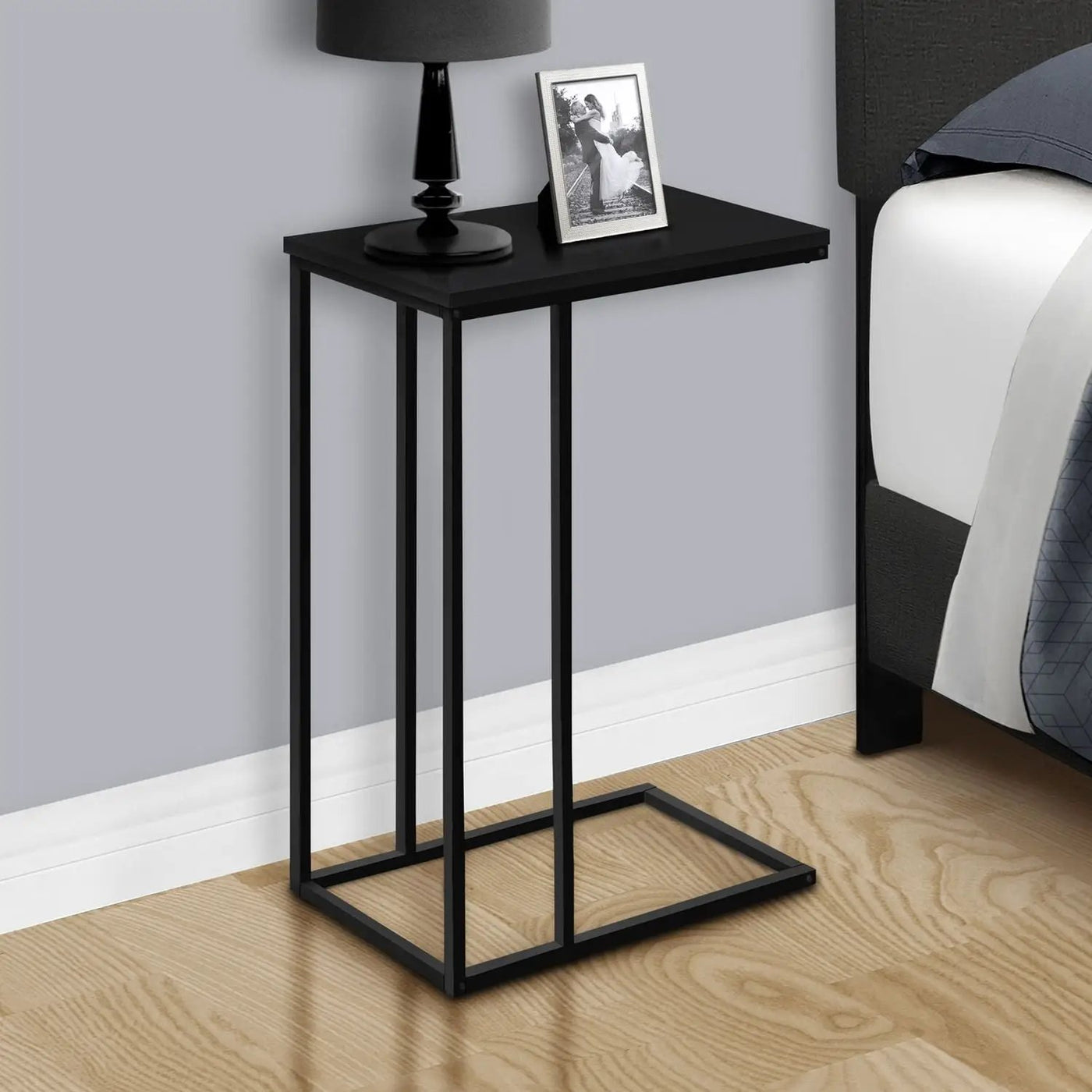 Accent Table, C - Shaped, Space-Saving Functionality by Unique Piece Furniture