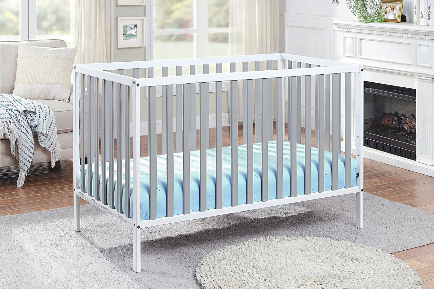 Deux - Remi 3-in-1 Convertible Island Crib by Unique Piece Furniture