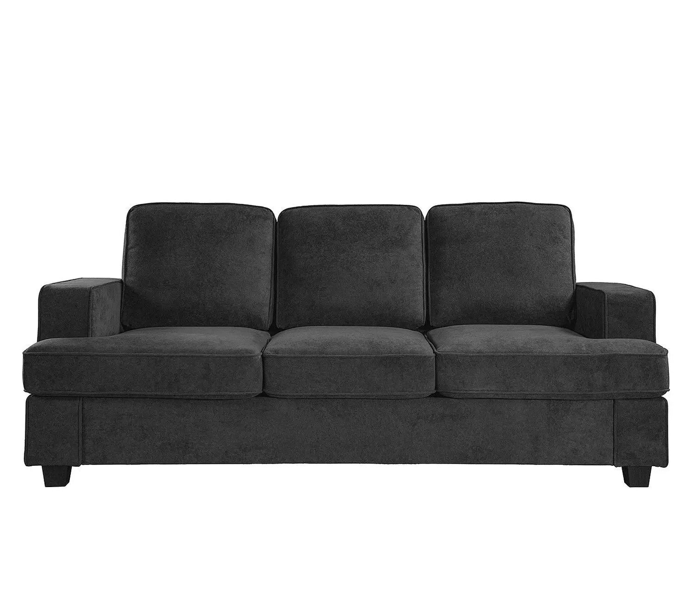 Modern Sofa, Comfortable 3 Seater Couch With Deep Seating, Loose Back Cushions, Wide Arms by Unique Piece Furniture