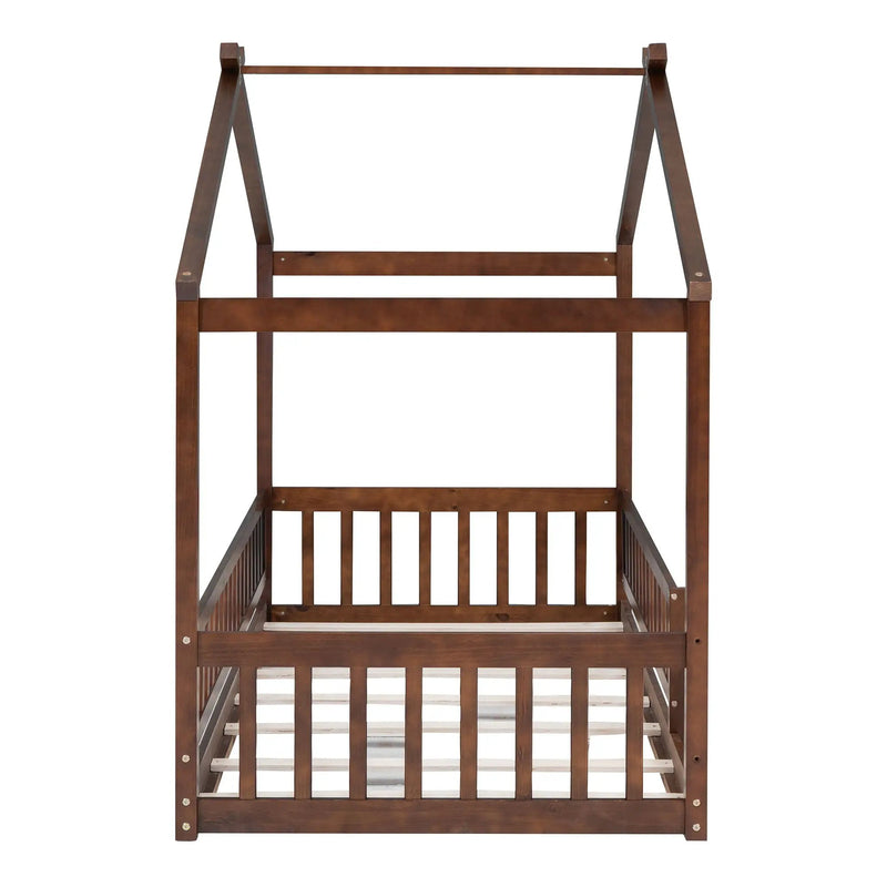 Bed House Bed Frame With Fence by Unique Piece Furniture