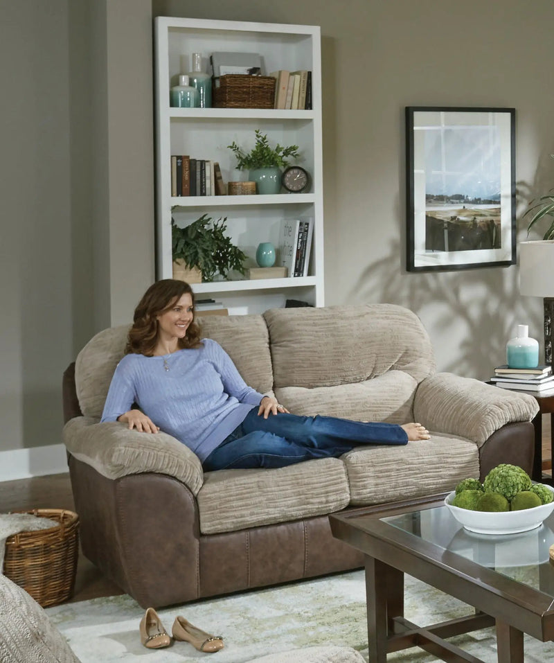 McMahon - Gliding Loveseat - Bark by Unique Piece Furniture