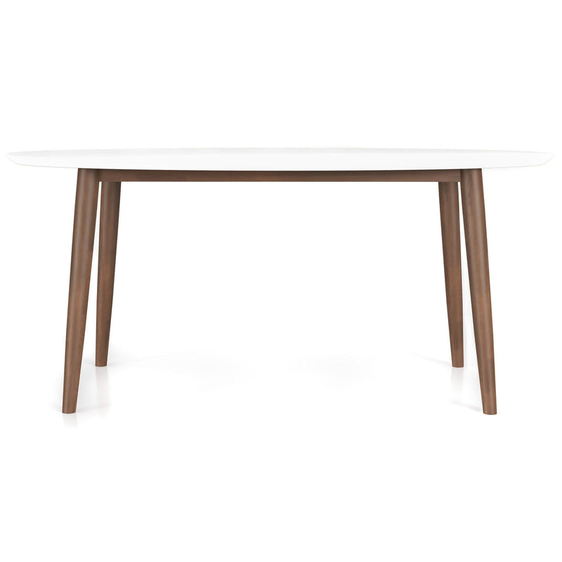 Ada - Mid-Century Modern Style Oval Dining Table by HouseOfZazla