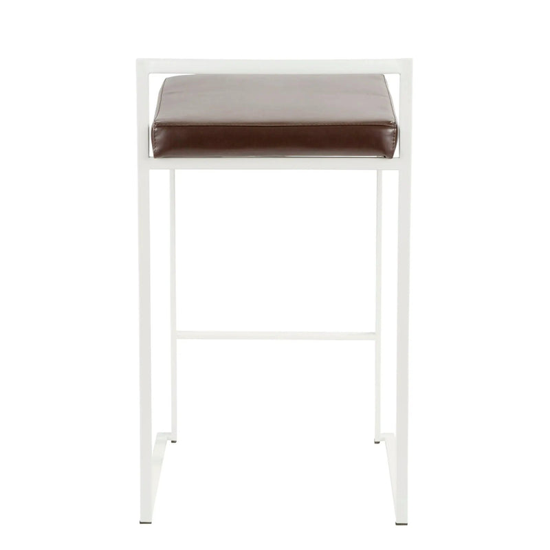 Fuji - Simple Elegance, Contemporary Stackable Counter Stool by HouseOfZazla