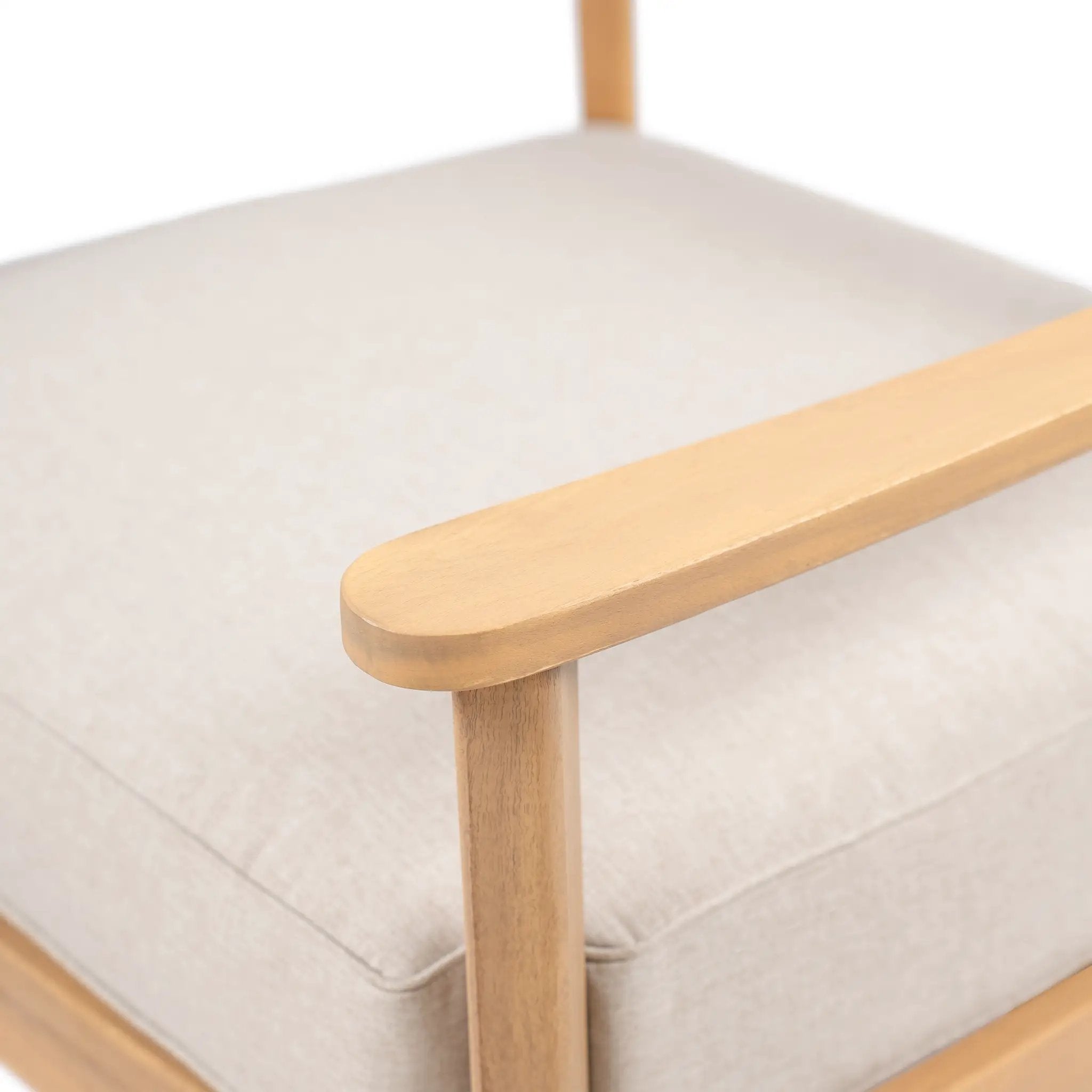 Mallorca Acacia Wood Club Chair With Seat Cushion by HouseOfZazla