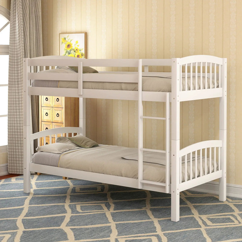 Solid Construction Bunk Bed With Ladder by Unique Piece Furniture