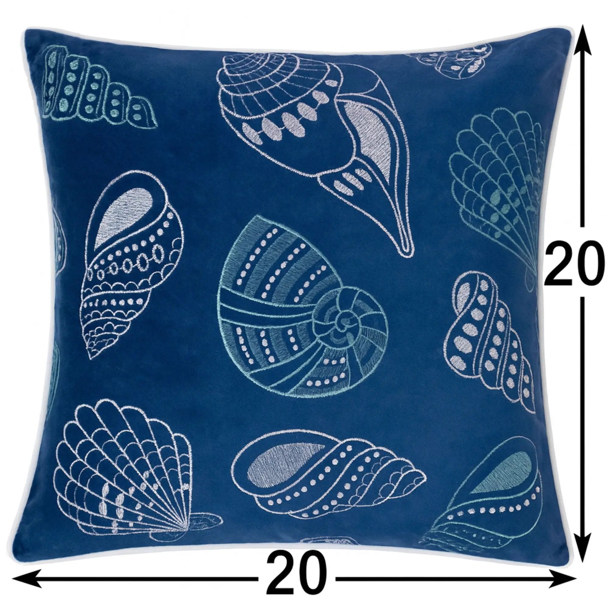 Seashells Pillow Cover by Unique Piece Furniture
