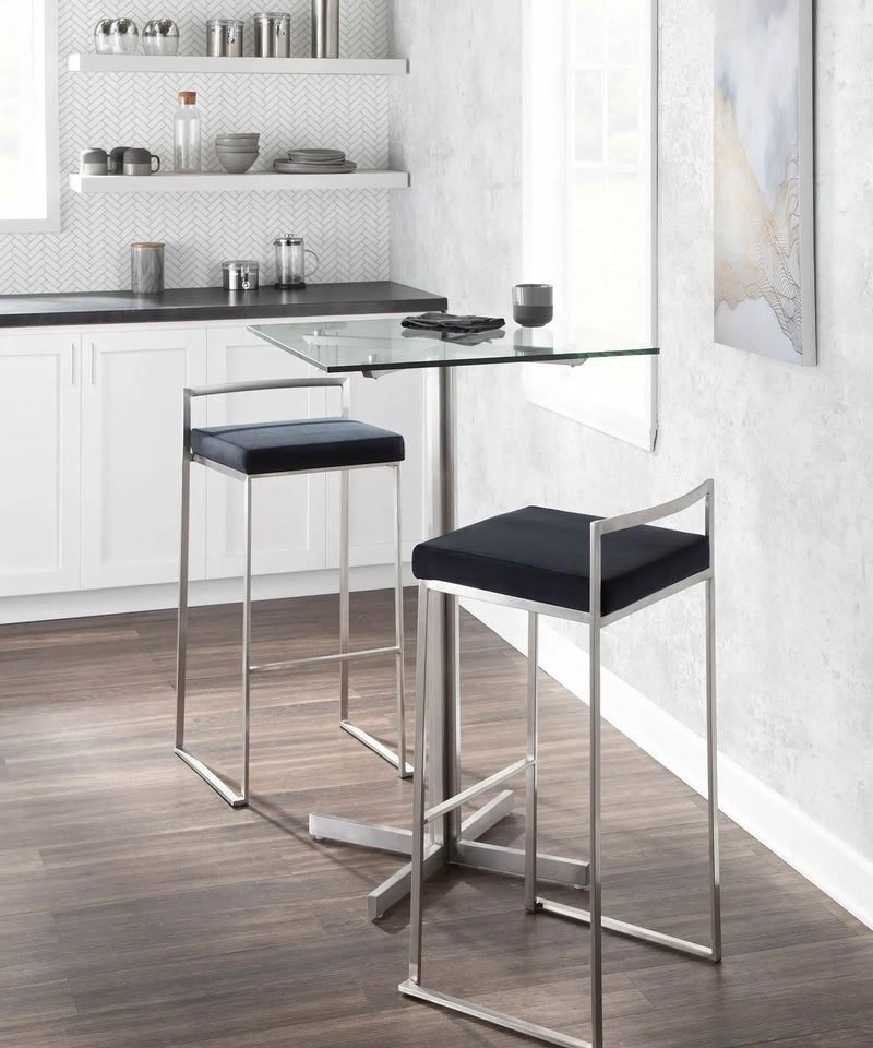 Fuji - Contemporary And Elegant Design Stackable Barstool by Unique Piece Furniture