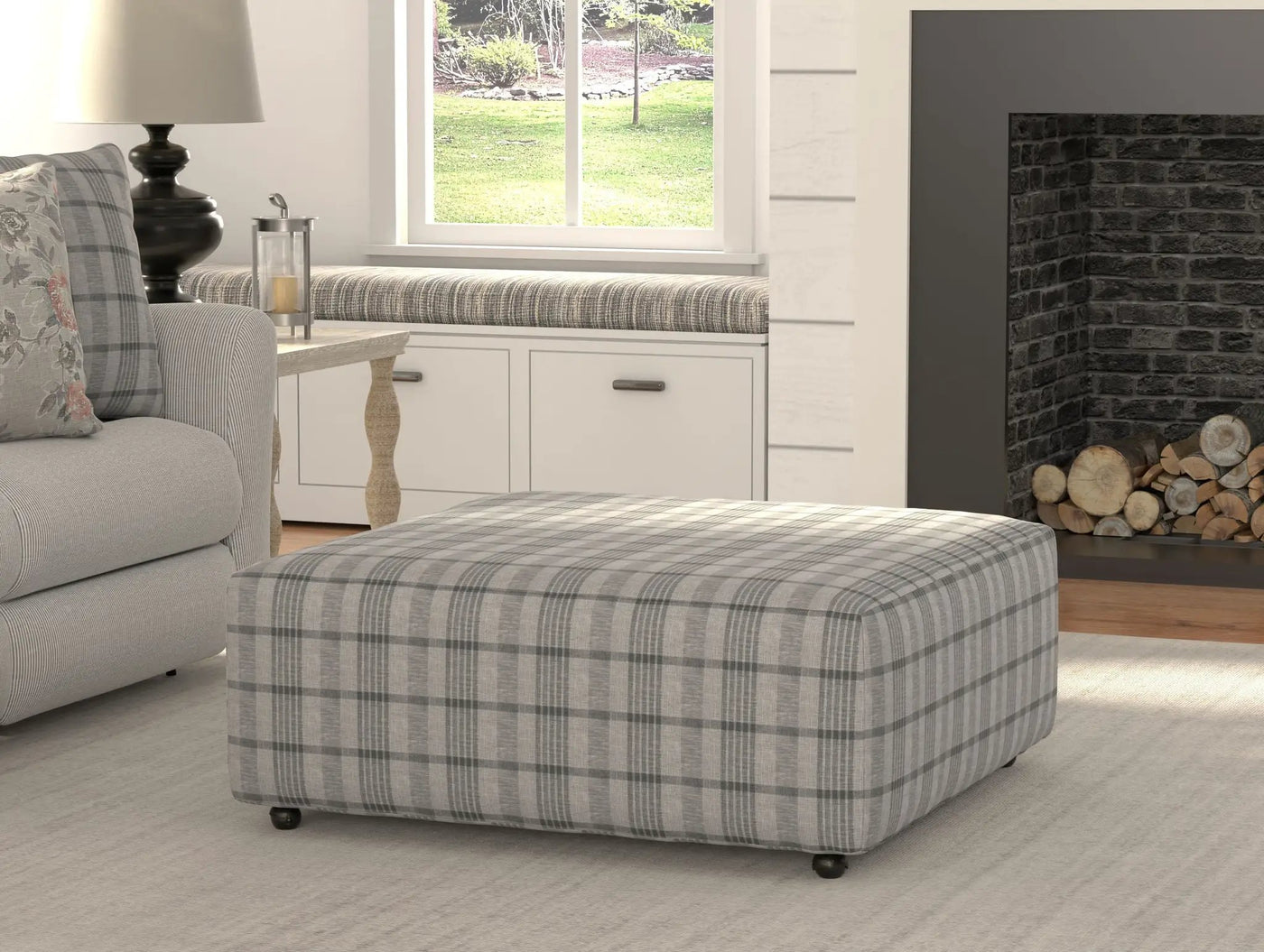 Chappy - Castered Cocktail Ottoman by Unique Piece Furniture