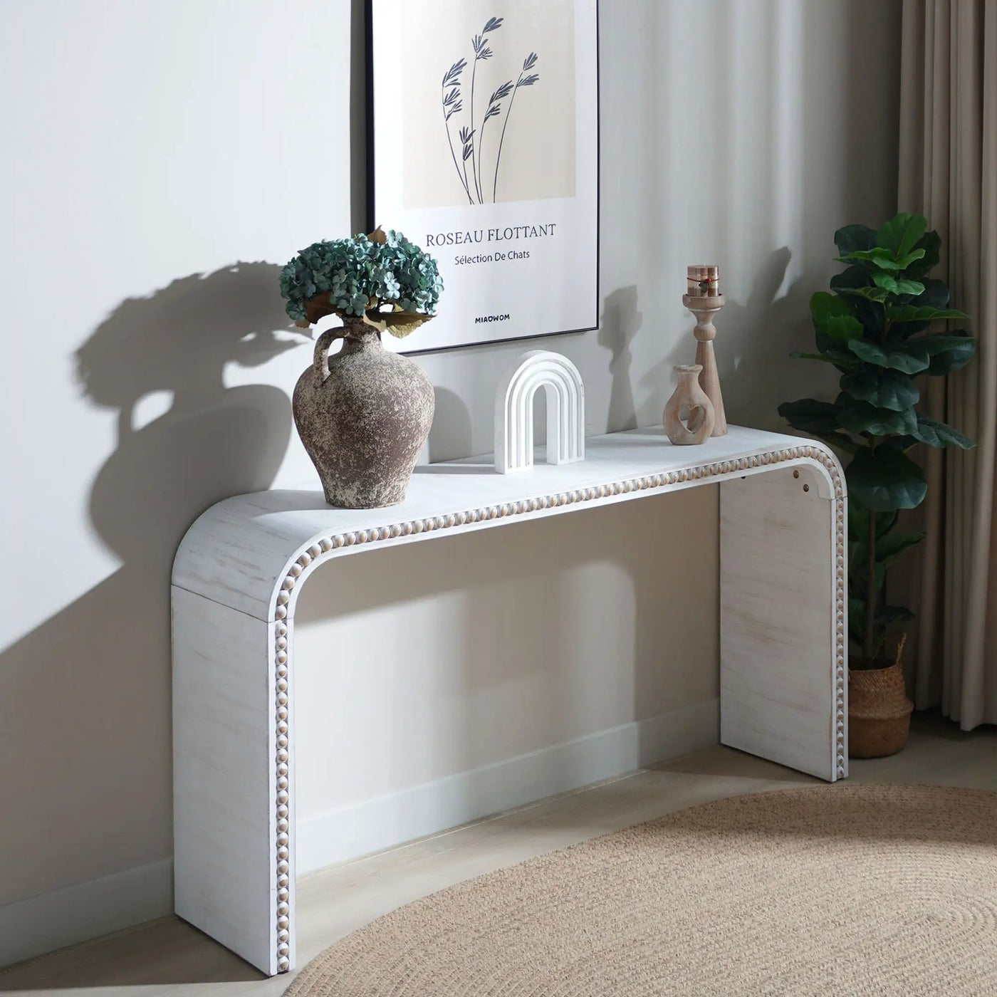Waterfall Console Table by Unique Piece Furniture