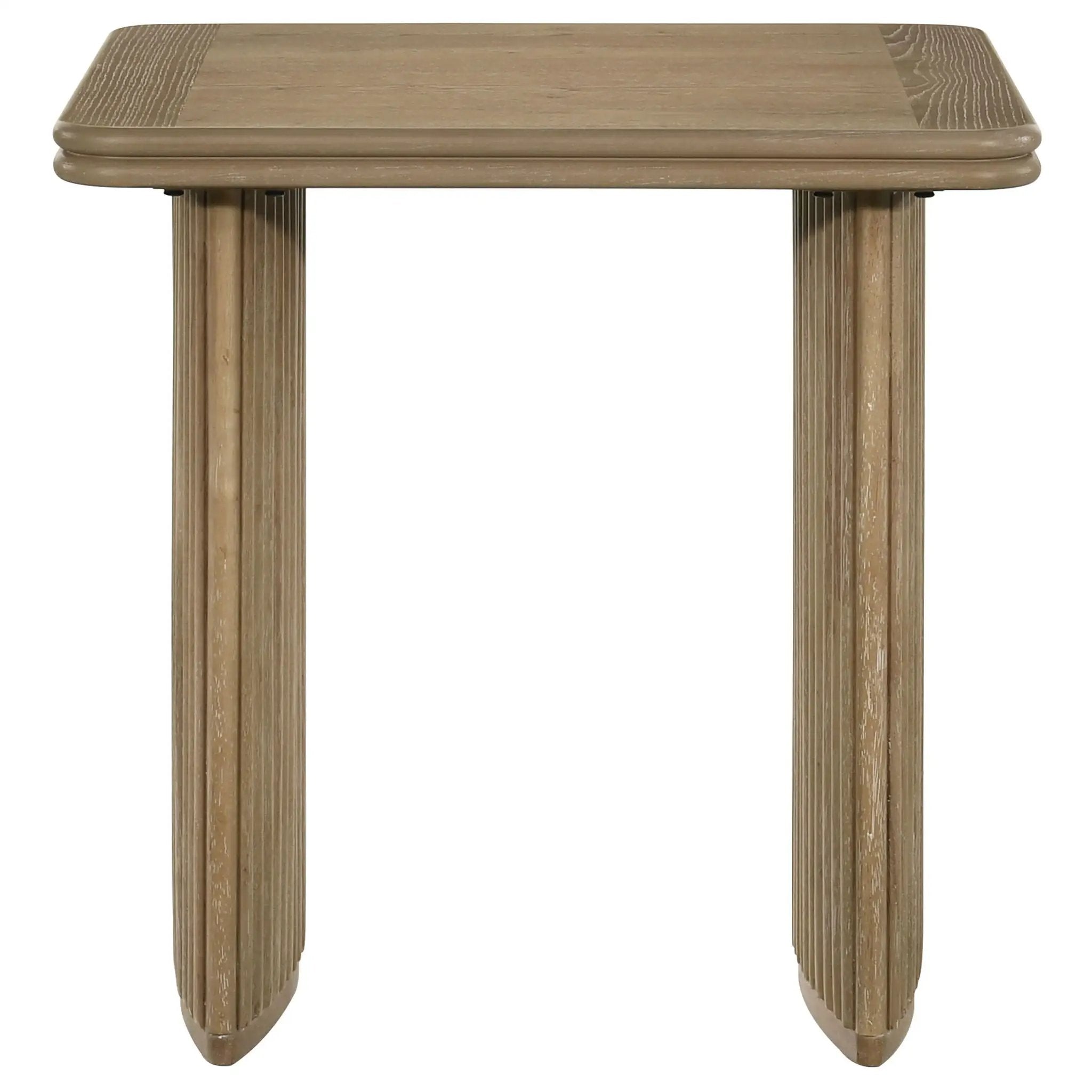 Adina 3-piece Wood Coffee Table Set Distressed Light Brown by Unique Piece Furniture