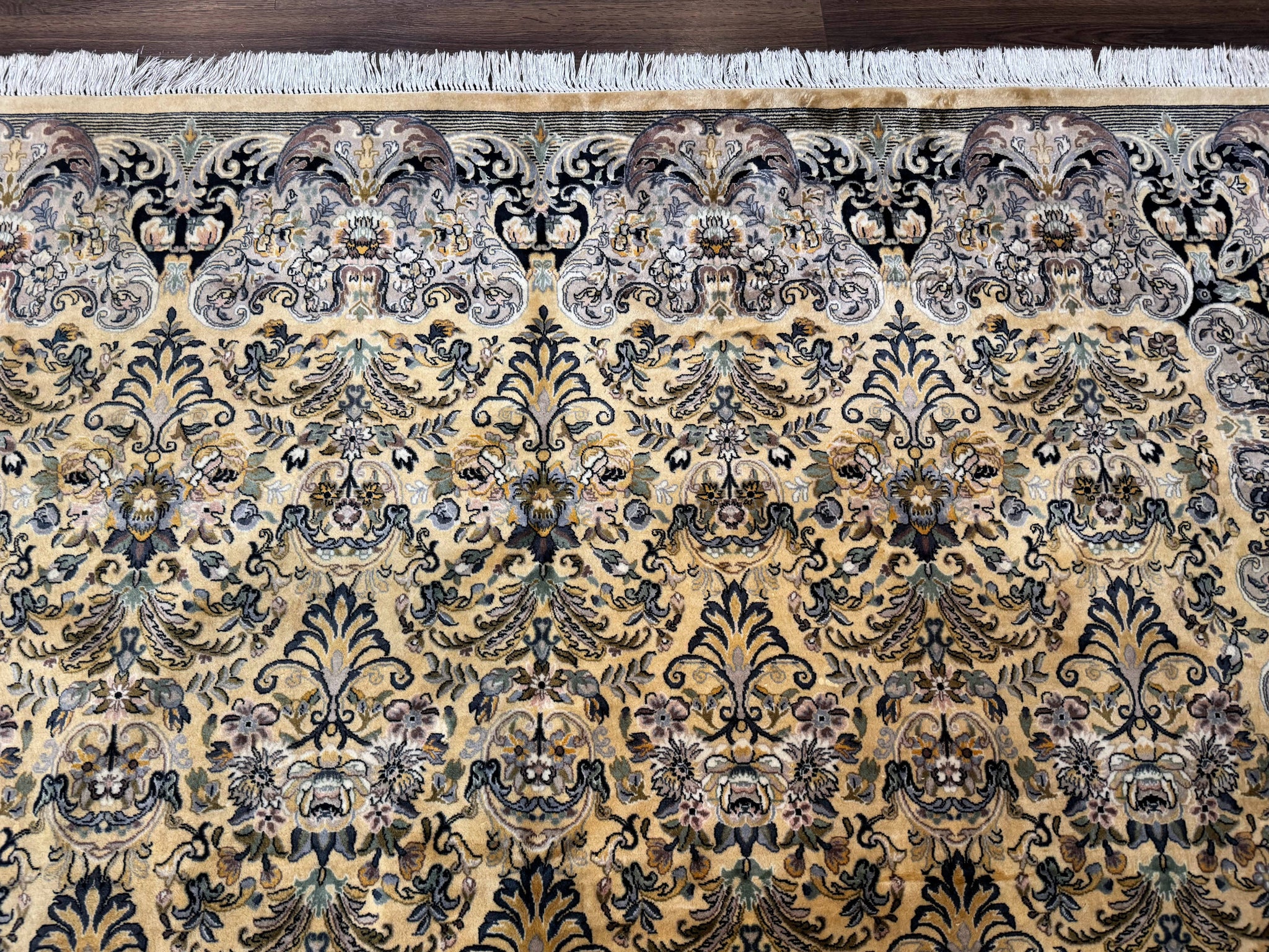 Pak Persian Rug 8x10, Allover Pattern, Fine 225 KPSI, Cream by Jewel Rugs
