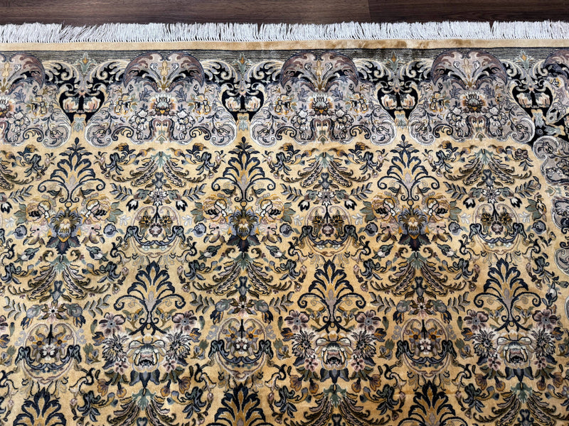 Pak Persian Rug 8x10, Allover Pattern, Fine 225 KPSI, Cream by Jewel Rugs