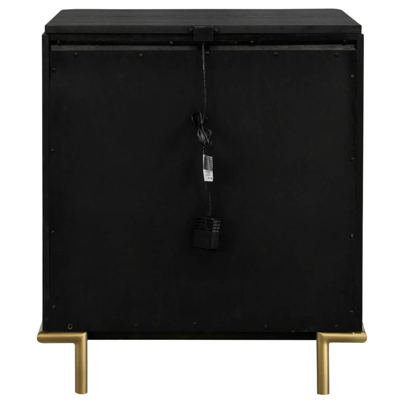 Arini 3-drawer Nightstand Black by Unique Piece Furniture