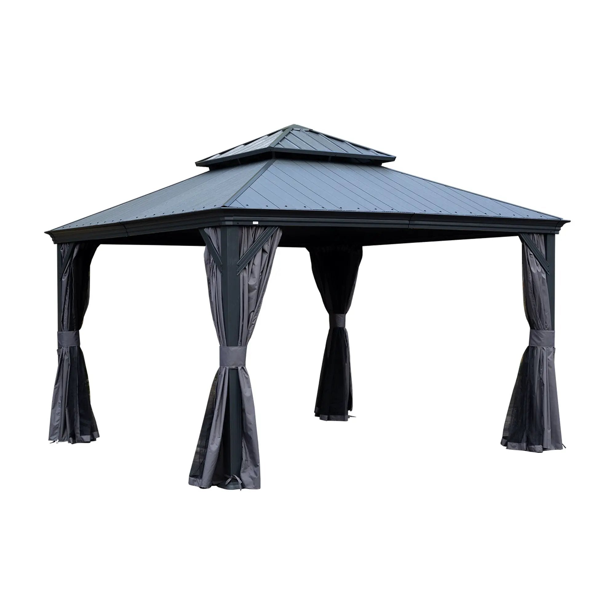 12'x12' Hardtop Gazebo with Resin Roof by HouseOfZazla