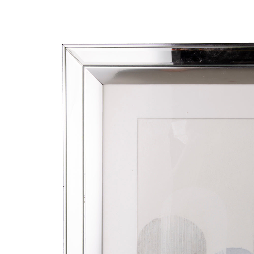 S/2 23.6x23.6' Kaiden Crystal Mirror Framed Wall Art by HouseOfZazla