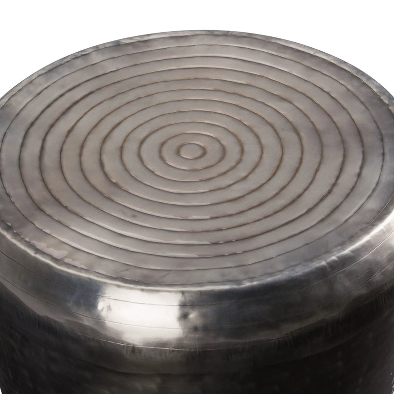 Troy - Metal Accent Table - Antique Silver by Unique Piece Furniture