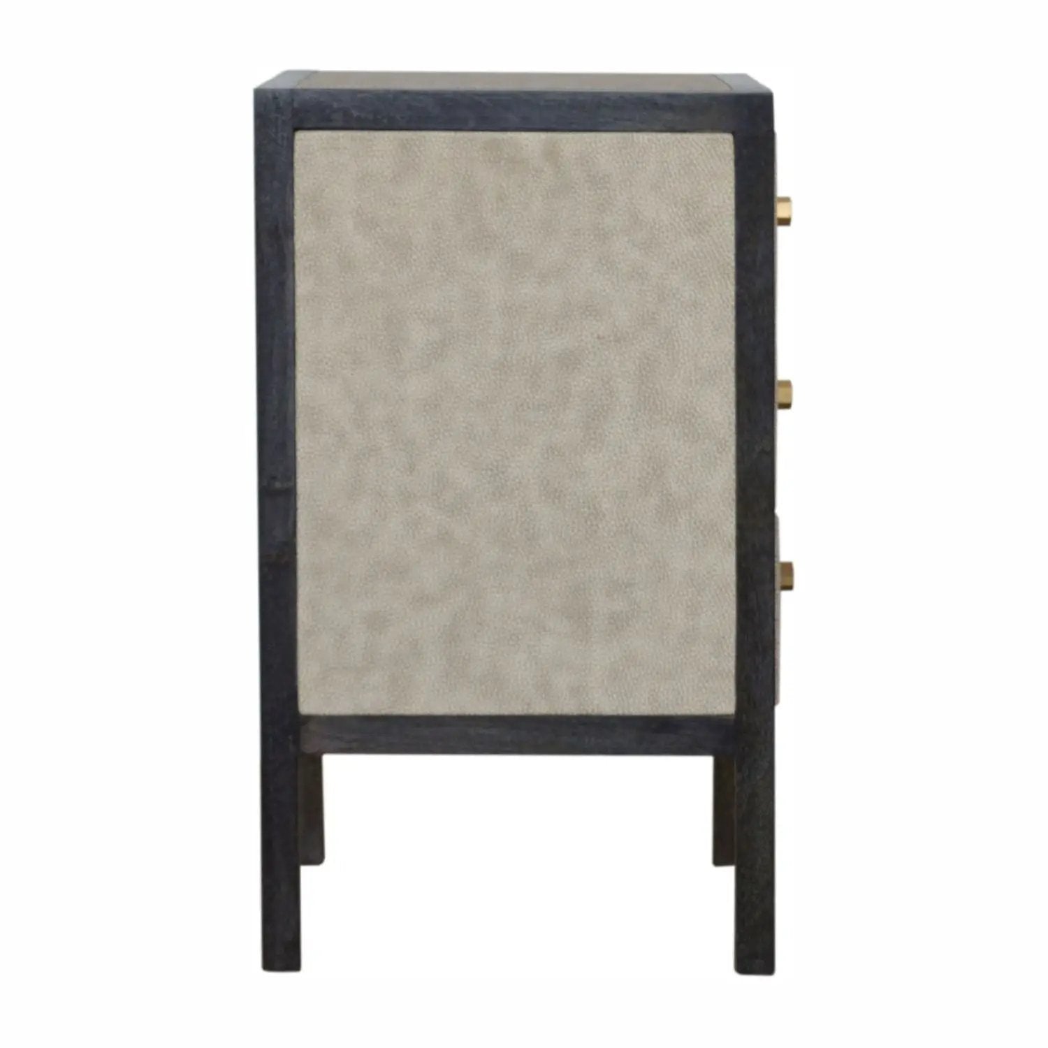 Nightstand, 3 Drawer - Black by HouseOfZazla