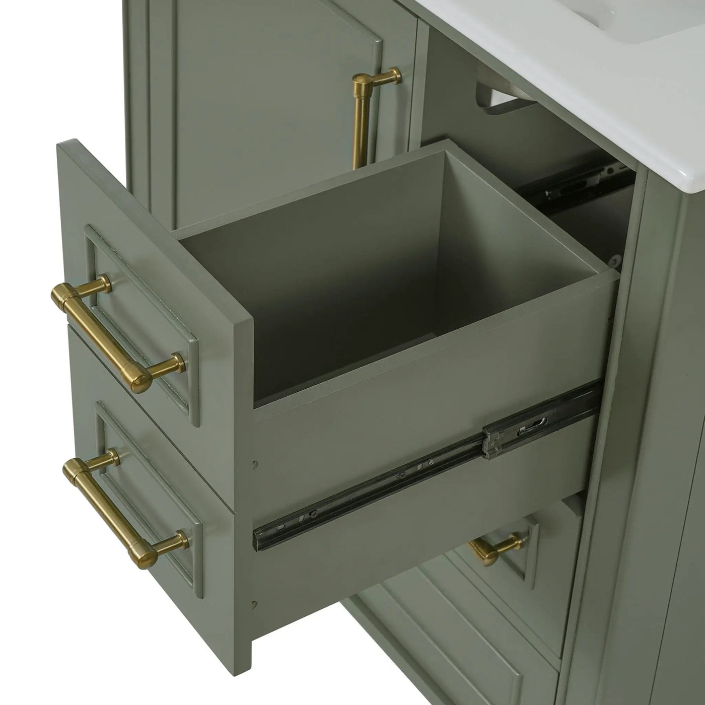 Traditional Bathroom Vanity Set With Soft Close Doors by HouseOfZazla